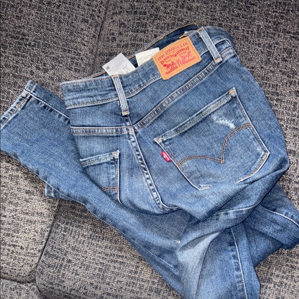 Levi's Blue Straight Leg Jeans Classic Style